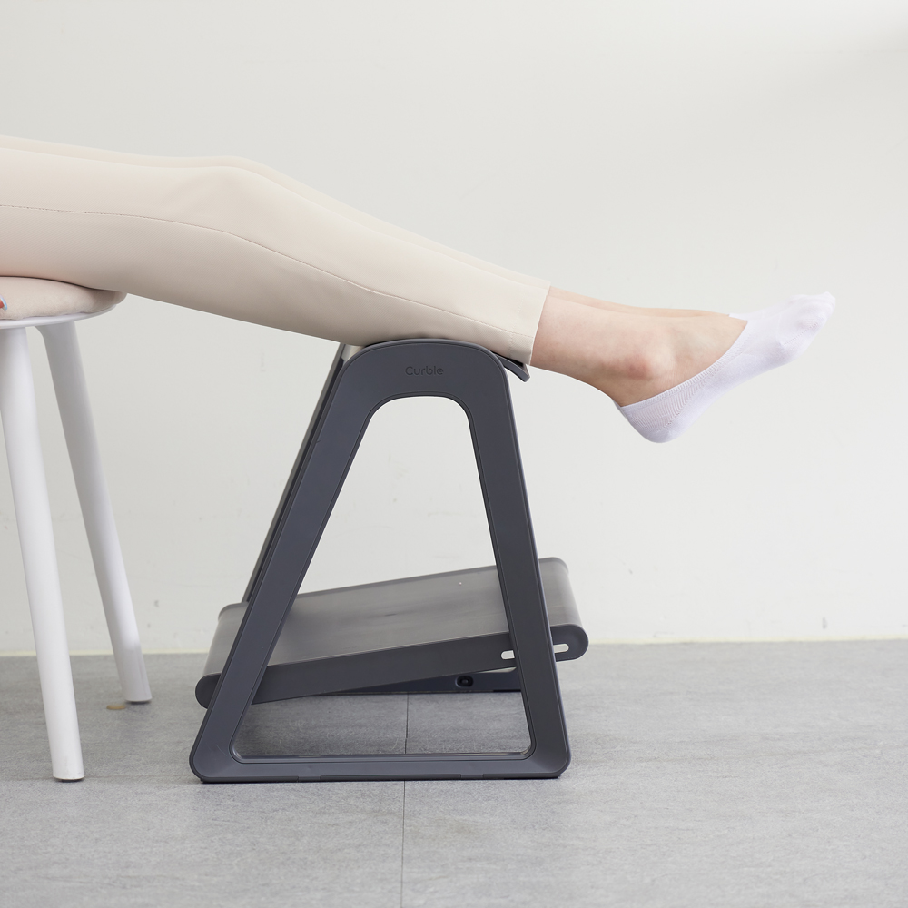 カーブルフットレスト 耐荷重100kg 安定感