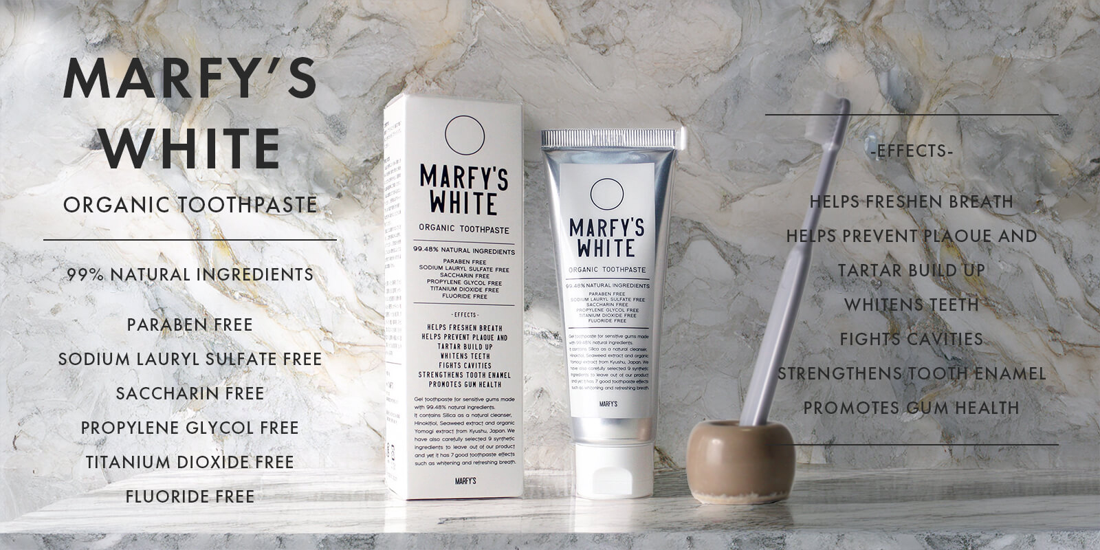 MARFY'S WHITE マーフィーズホワイト 歯磨き粉 商品イメージ