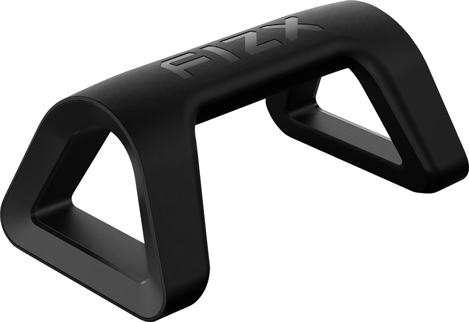 FIZX Push-up Bar 本体（ブラックのプッシュアップバー）を斜めから見た状態