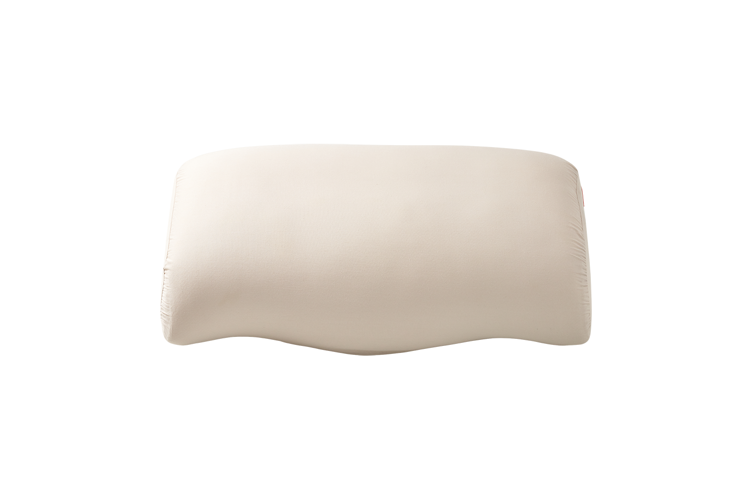 Curble Sleep Hammock Pillow 本体（アイボリーの枕）を正面から見た状態